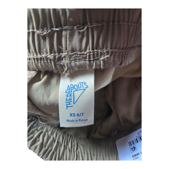 NWT Tan Jogger Pants Sz XS 6/7 - Picture 5 of 7